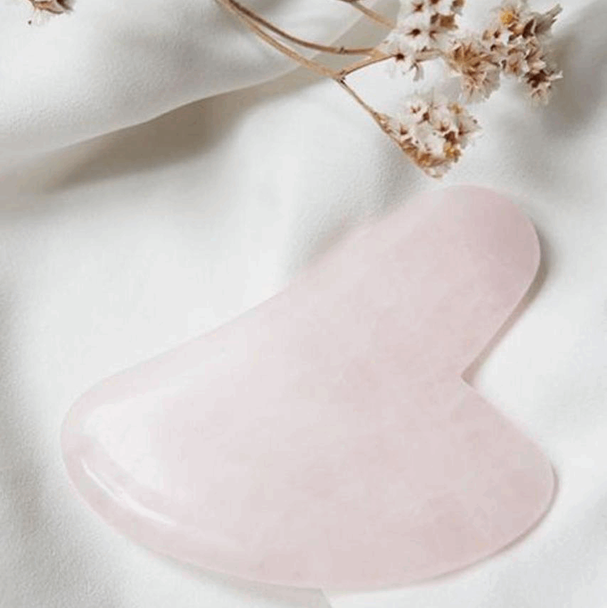 Mother's Day Pink Bundle rose quartz heart gua sha