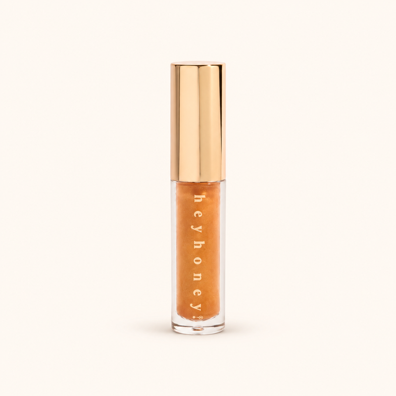 HeyHoney Sparkly Mango Tinted Lip Oil