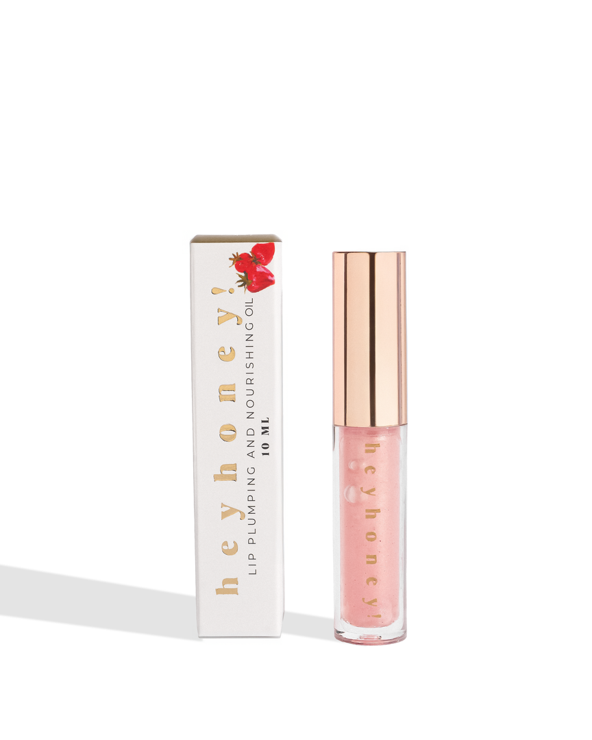 HeyHoney Tinted Lip Oil | Strawberry Tint | with SPF (10 ML)