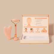 Roller and Guasha set rose