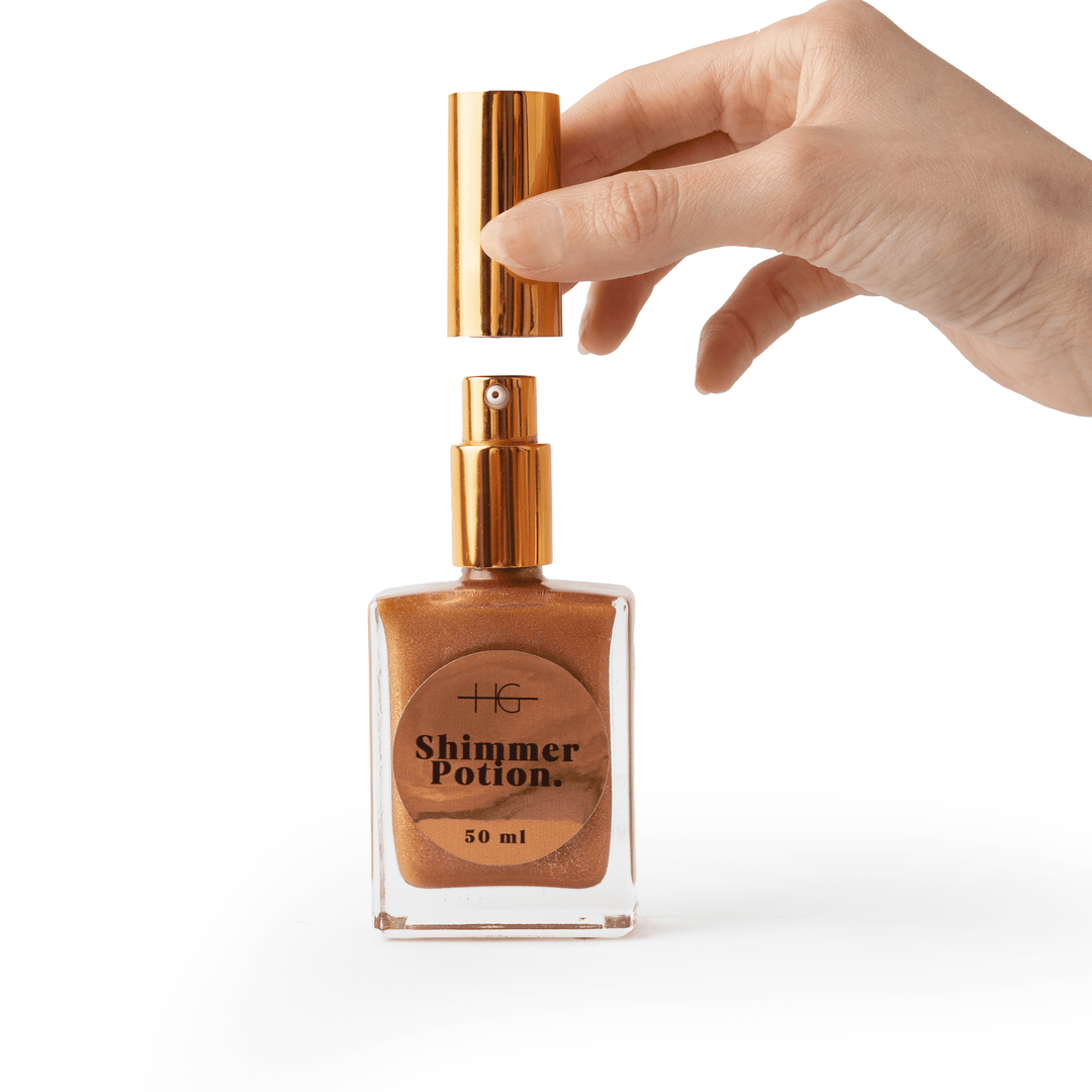 Shimmering Potion l Body and Face Hydrating Shimmering Dry Oil