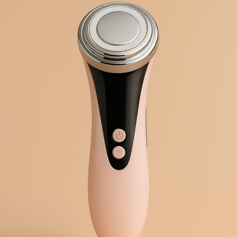 Round LED Facial Glow Device for skin rejuvenation