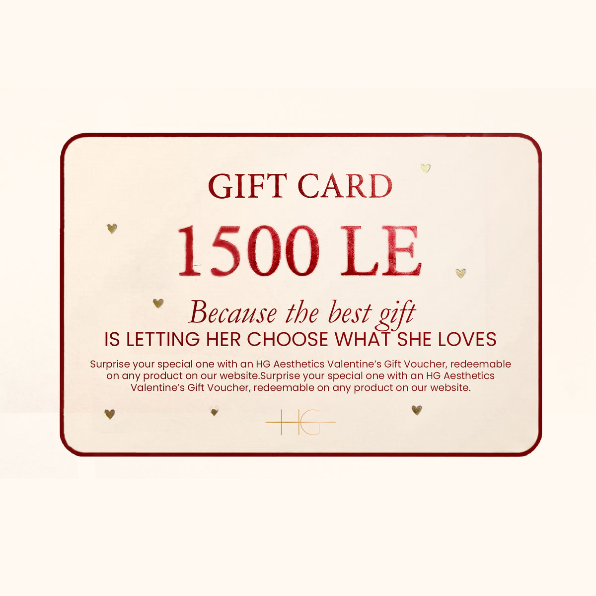 HG Gift Card