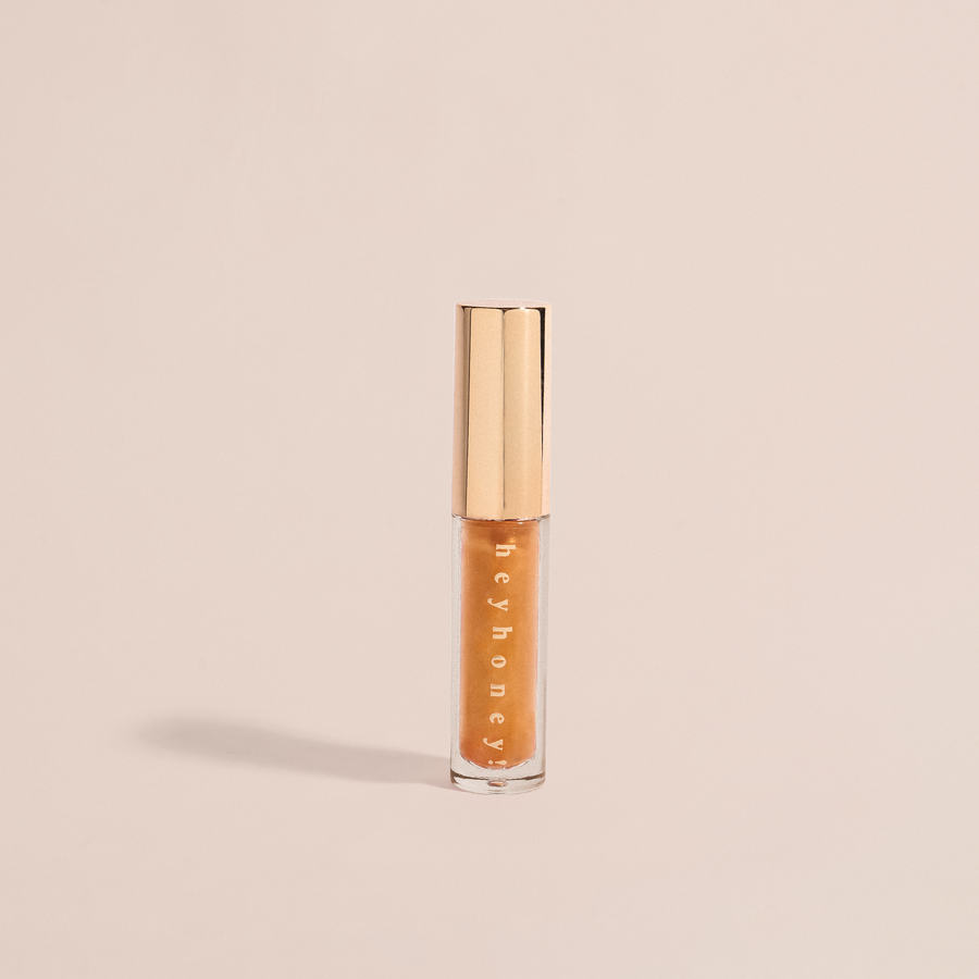 HeyHoney Sparkly Mango Tinted Lip Oil