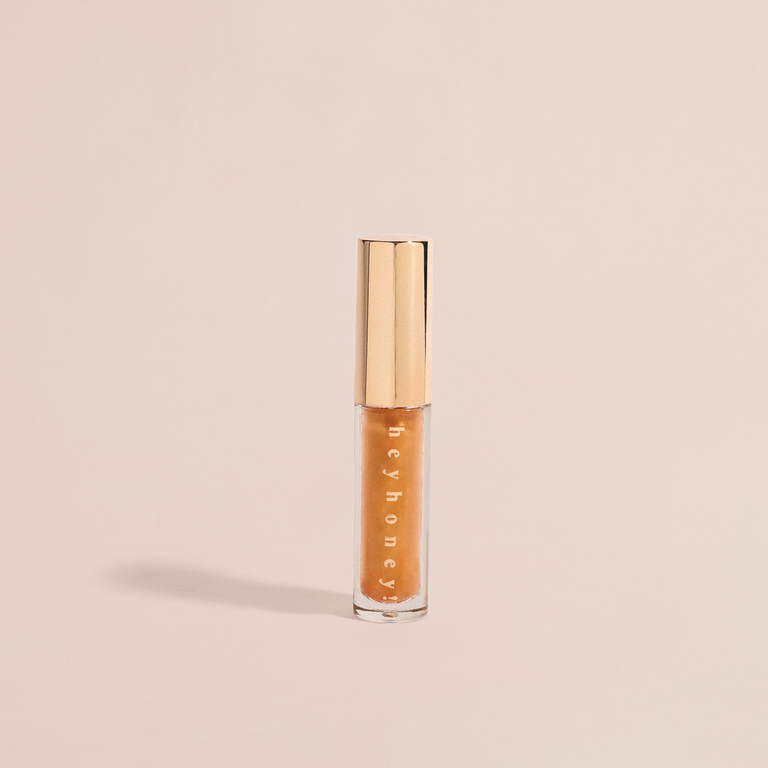 HeyHoney Tinted Lip Oil | Sparkly Mango | with SPF (10 ML)