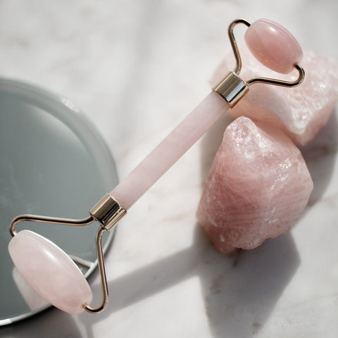 HG 100% Pure Authentic Rose Quartz Face Roller