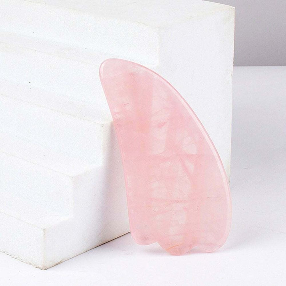 HG Aesthetics | Authentic Rose Quartz Tear Shape | Gua Sha