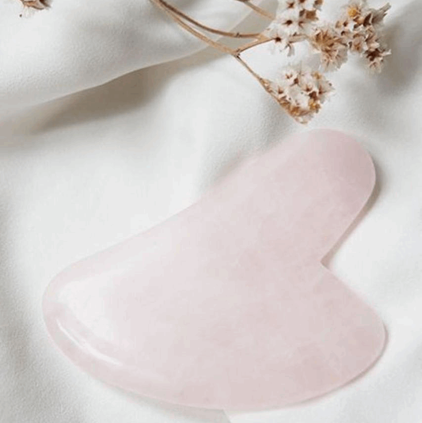 HGAesthetics | Authentic Rose Quartz | Heart Shape | Gua Sha