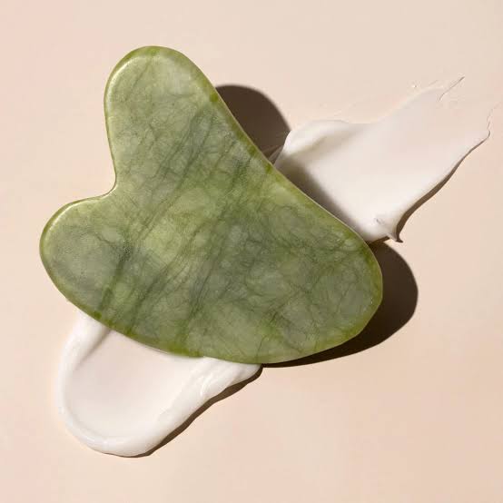 HG Aesthetics | Authentic Jade Crystal Heart Shape | Gua Sha