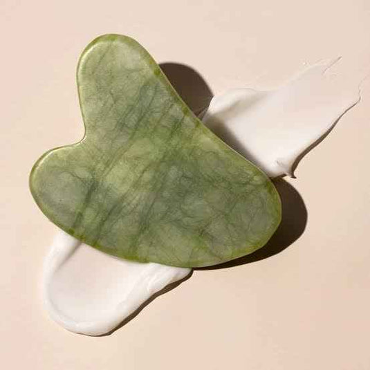 Translation missing: en.HG Aesthetics | Authentic Jade Crystal Heart Shape | Gua Sha