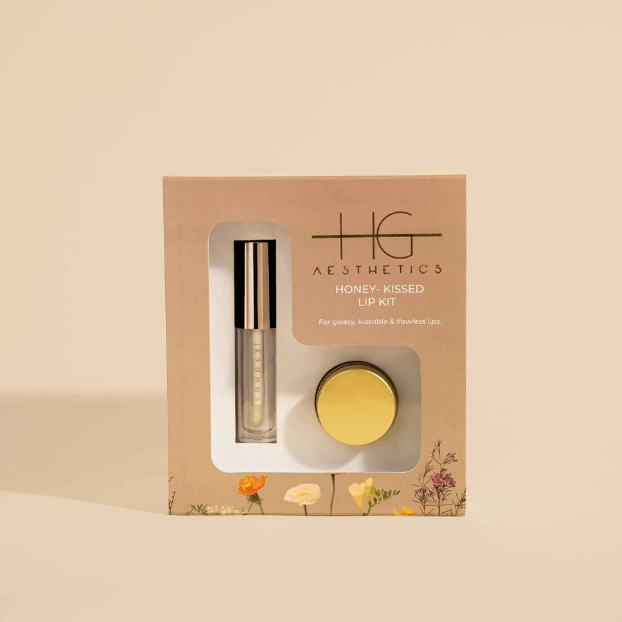 Honey Kissed Lip Kit set close-up
